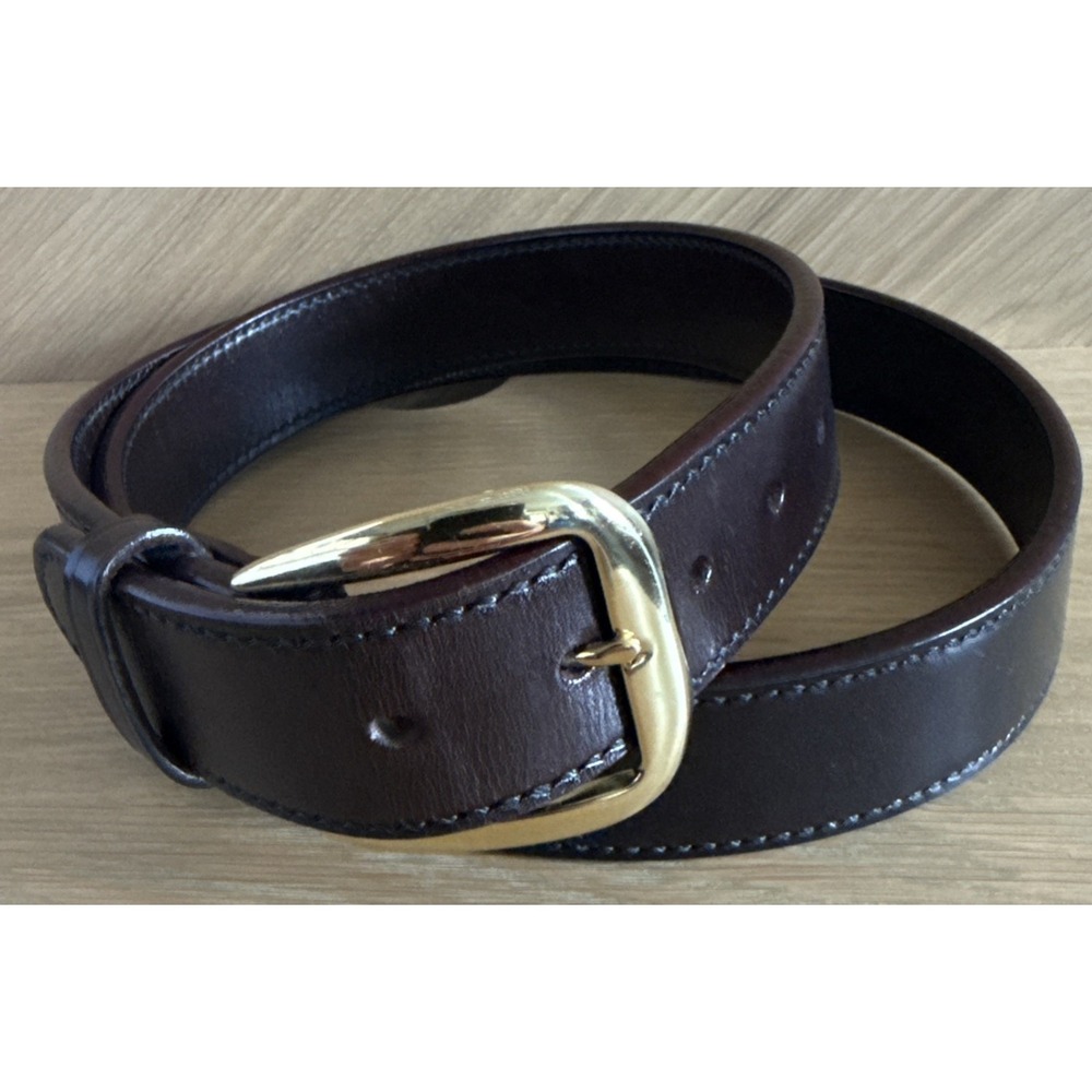 Galco SB2 Thick Leather Hand Made Holster Gun Belt Black 1.5'' Brass Buckle - 46